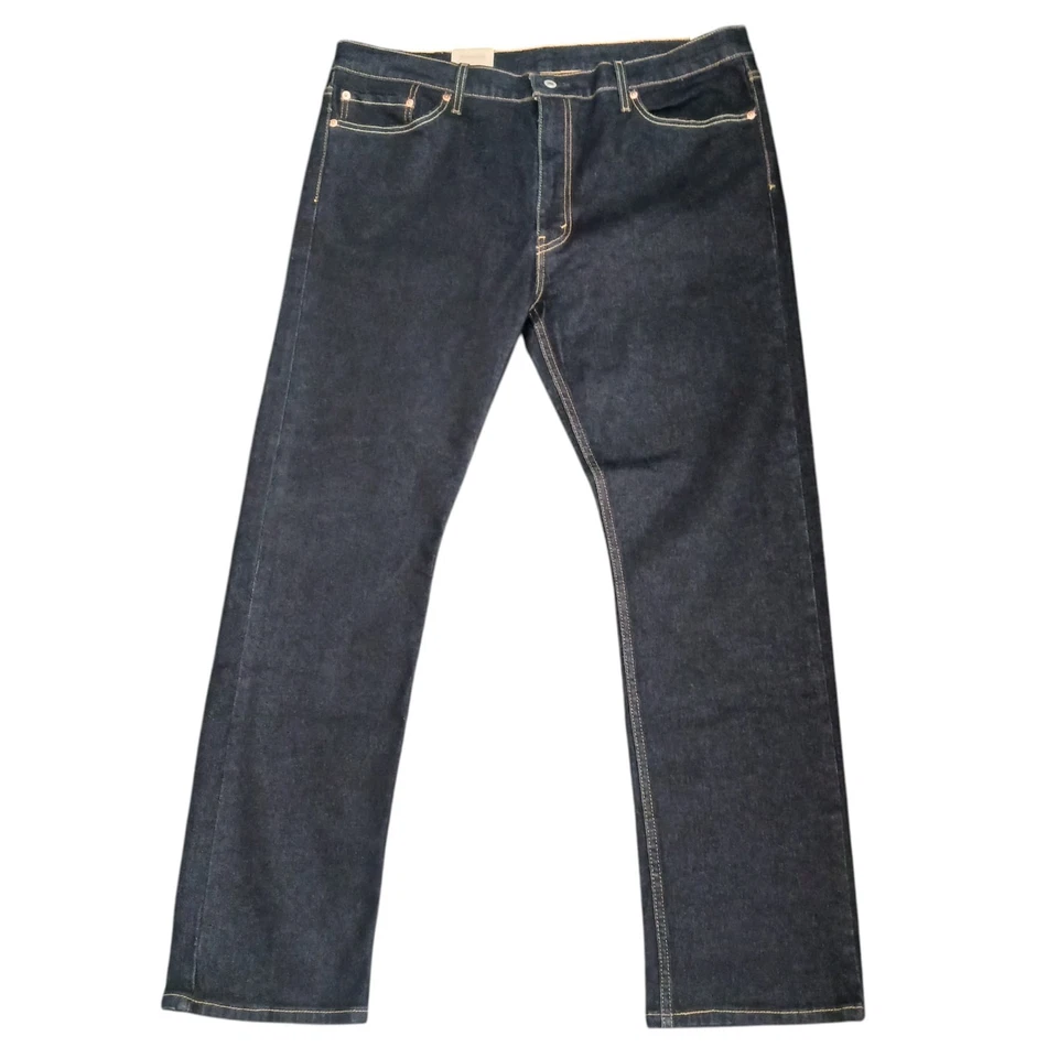 Mens Levis 513 W 38 L 32 Blue Slim Straight With Tags