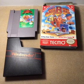Tecmo Bad News Baseball Nintendo NES 1990 Multiplayer Original Box Sleeve 