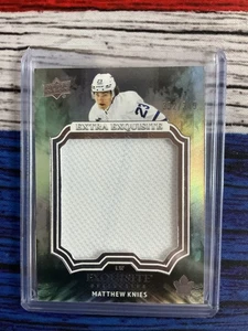  Extra Exquisite Rookie Matthew Knies #EECER-KN Rookie 332/349 Jersey Patch - Bild 1 von 2