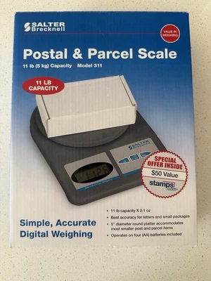 Salter Brecknell Model 311 Postal & Parcel Scale New In Box with Instructions - Image 1 of 4