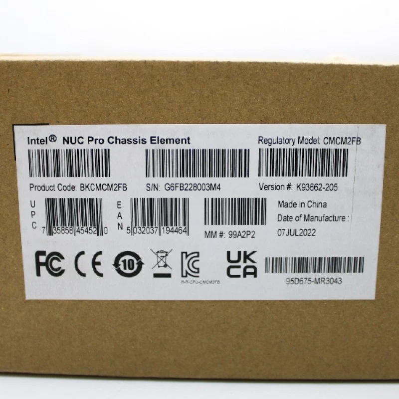 Intel NUC Pro Chassis Element CMCM2FB BKCMCM2FB 99A2P2 - Image 1 of 4