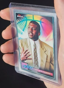 2021 Topps Finest Basketball #6 Larry Johnson, NM to MINT - Imagen 1 de 3