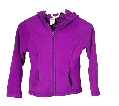 Chaqueta polar Faded Glory púrpura para niñas talla 6-6x Sku 2060 Foto 1 de 4