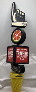 The Traveler Beer Co. Illusive Traveler Grapefruit Ale Bier Zapfhahn Griff 14" - Bild 1 von 8