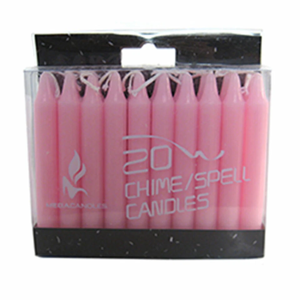 Caja de 20 Mini Velas - ¡Elige entre 15 Colores! Vela de hechizo de carillón cónico de 4" Foto 1 de 1