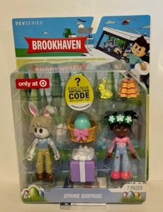 NEW ROBLOX Devseries Brookhaven Spring Surprise 7 Piece Set Exclusive Code Toy - Picture 1 of 2