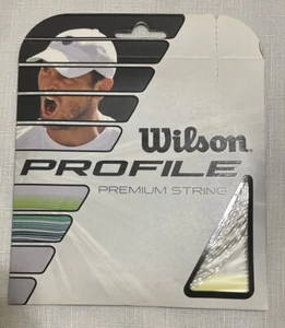 NUEVO Wilson Profile Premium Cuerda Blanco Calibre 16 1.30mm 40' 12.2m - Imagen 1 de 2