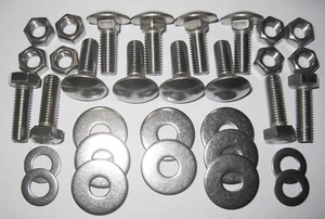 VW T2 Europa Front & Rear Bumper Fitting Kit - Stainless Steel - Picture 1 of 1