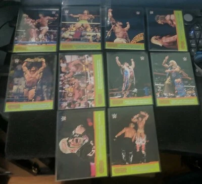 2014 Set of 10 WWE ULTIMATE WARRIOR Insert Cards Topps WWE Wrestling 10 Card Set - Image 1 of 4