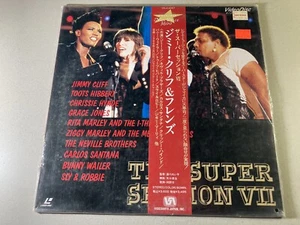 Vtg Laserdisc The Super Session VII Jimmy Cliff Grace Jones Carlos Santana Japan - Picture 1 of 7