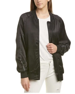 Giacca Bomber Michael Stars Oversize Nero Donna Tg S - Foto 1 di 10
