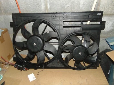 09 10 11 12 VOLKSWAGEN VW TIGUAN 2.0L TURBO COOLING FAN ASSEMBLY  Foto 1 de 2