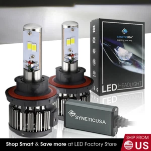 Syneticusa 9008 H13 CSP LED Headlight Bulb Kit High Beam Light 6000K White - Picture 1 of 10