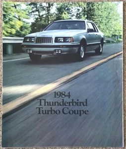 FORD THUNDERBIRD USA Car Sales Brochure 1984 #025-Ann 10/83 TURBO COUPE ++ - Picture 1 of 3
