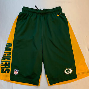Nike NFL Green Bay Packers On Field Training Shorts Size Small Green New NWOT
