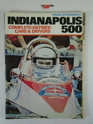 1979 Indianapolis 500 Program Rick Mears Team Penske Ford Mustang Jackie Stewart - Image 1 of 4