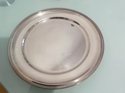 vassoio  sottopiatto argento 800 Rotondo stile impero - Immagine 1 di 4