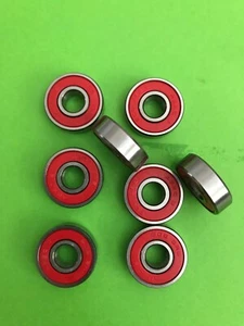 Skateboard Bearings - 608 Chrome Steel - A9 - 8 pieces - Picture 1 of 4