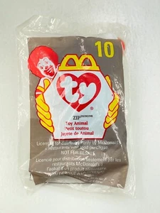TY Beanie Baby Teenie Babies McDonalds 1993 No. 10 Black White Cat - SEALED - Picture 1 of 2