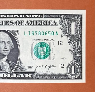 1978 June 5 (L 19780650 A) Birthday Note $1 One Dollar Bill *Uncirculated* - Image 1 of 3