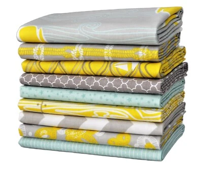 Ткань Maritime Modern Citron 9 четверть квадратного ярда от Marin Sutton для Riley Blake - Изображение 1 из 2