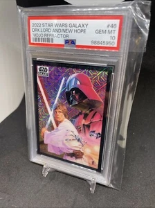22 Topps Chrome Star Wars Galaxy Dark Lord New Hope Mojo Refractor /50 PSA 10 - Picture 1 of 4