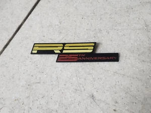 92 Camaro 25TH ANNIVERSARY RS DASH EMBLEM BADGE YELLOW CONVERTIBLE GM ORIGINAL - Picture 1 of 4