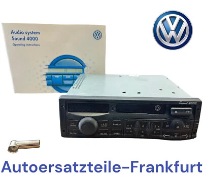 Original & Neu VW Transporter Caravelle LT Autoradio Kassetten Radio Sound 4000 - Bild 1 von 4