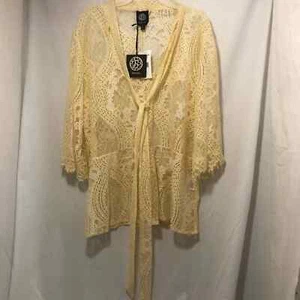Bobeau Top Sheer  Lace Coverup New with Tags NWT - Picture 1 of 9