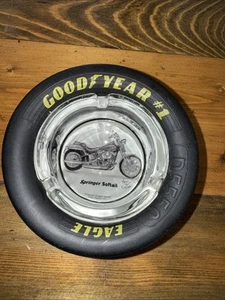 Goodyear Eagle Reifen Springer Softail Motorrad Aschenbecher - Bild 1 von 2
