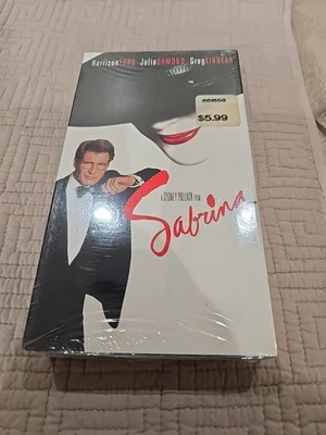 Brand New Sabrina VHS, Still In Plastic Shrink Wrap, Harrison Ford Foto 1 de 4