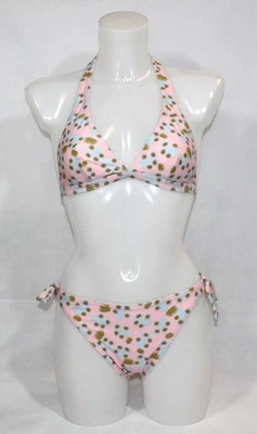 Speedo Bikini Set Swimwear Women Lined Pink Size 10 Beach Holiday Fitness - Image 1 of 4