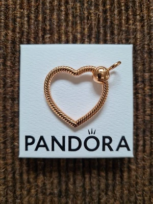 Pandora 389384C00 Pandora Moments Herz O Pendant Kettenanhänger Rosevergoldet - Bild 1 von 4