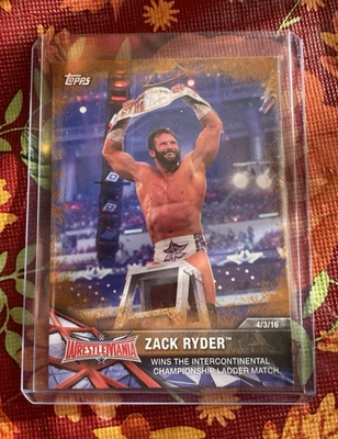 2017 Topps WWE Road to Wrestlemania - Zack Ryder #56 Bronze - Image 1 of 2