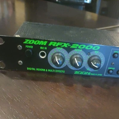 Rare Zoom RFX-2000 Digital Reverb & Multi-Effects amp from Japan - Image 1 of 4