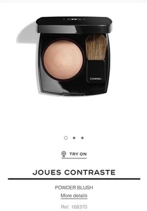 CHANEL Blush JOUES CONTRASTE Powder Blush Glowy Effect Luminous 370 ÉLÉGANCE - Picture 1 of 6