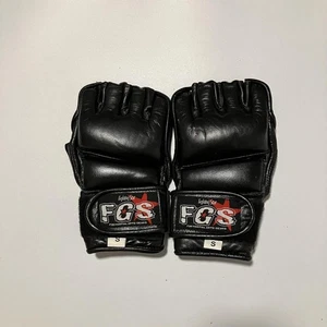 Gants noirs arts martiaux Fighting Star taille S fabriqués par Isami - Photo 1/7