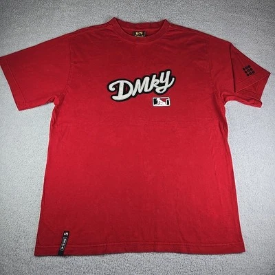 Camiseta Drunknmunky Para Hombre Talla Grande Roja DMkY Streetwear Hip Hop De Gran Tamaño Foto 1 de 4