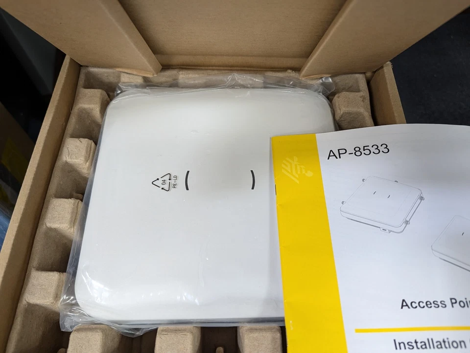 New Zebra AP-8533i AP-8533-68SB30-US 802.11AC MU MIMO Wireless Access Point PoE - Image 1 of 1
