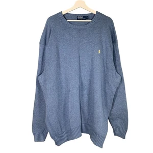 Polo Ralph Lauren Jersey Para Hombres 3XB Grande Gris 1/4 Cremallera Pullover Suéter Estate Rib - Imagen 1 de 17