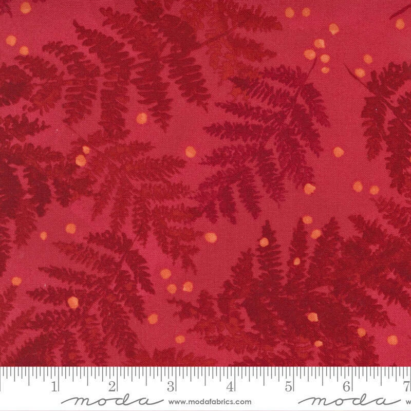 Moda CAROLINA LILIES Ruby 48702 12 Quilt Fabric By The Yard - Robin Pickens - Image 1 of 1