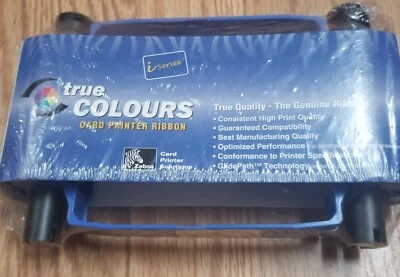 New 800015-240 Zebra Tape True Colors iseries Printer P210I-0000U ymcko-100 - Image 1 of 2