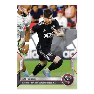 2022 TOPPS NOW MLS #47 TAXI FOUNTAS - NETS FIRST TWO MLS GOALS - DC UNITED - Bild 1 von 2