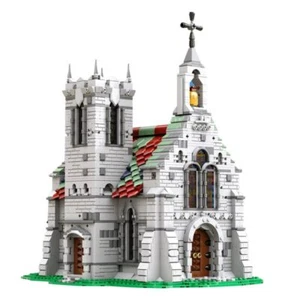 Custom MOC-198172 Medieval Old Church Building Blocks Set (2496PCS) Toys Gift - Picture 1 of 3