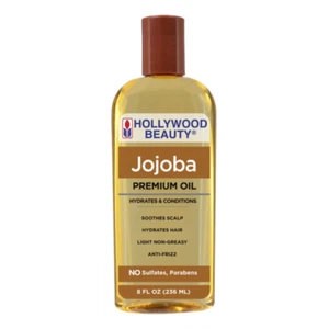 Hollywood Beauty Jojoba Oil 8 oz. - Can be used for the hair or body - Picture 1 of 1