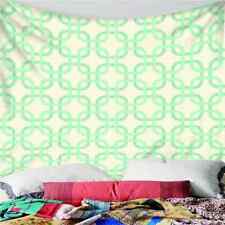 Light Green Square 3D Wall Hang Cloth Tapestry Fabric Decorations Decor