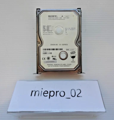 Disco rigido OEM PS2 Playstation 2 40 GB HDD SCPH-20401 testato/funzionante - Immagine 1 di 4