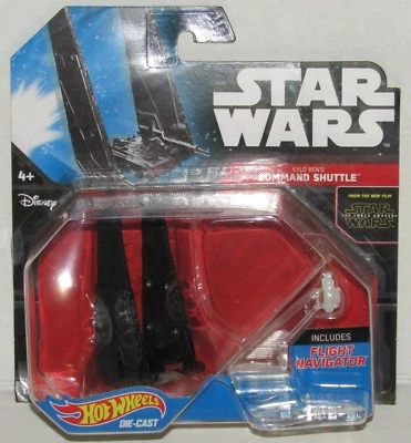 Литой автомобиль Star Wars Kylo Ren Command Shuttle Hot Wheels НОВЫЙ - Изображение 1 из 2