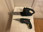 BOSCH -Klein -(2) Toys -Toy Chainsaw and Drill - Pretend Play Tools Working Used