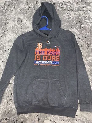 纽约大都会队 The East Is Ours Post Season 2015 卫衣 Majestic 男孩 M 10/12 — 第 1/4 张图片